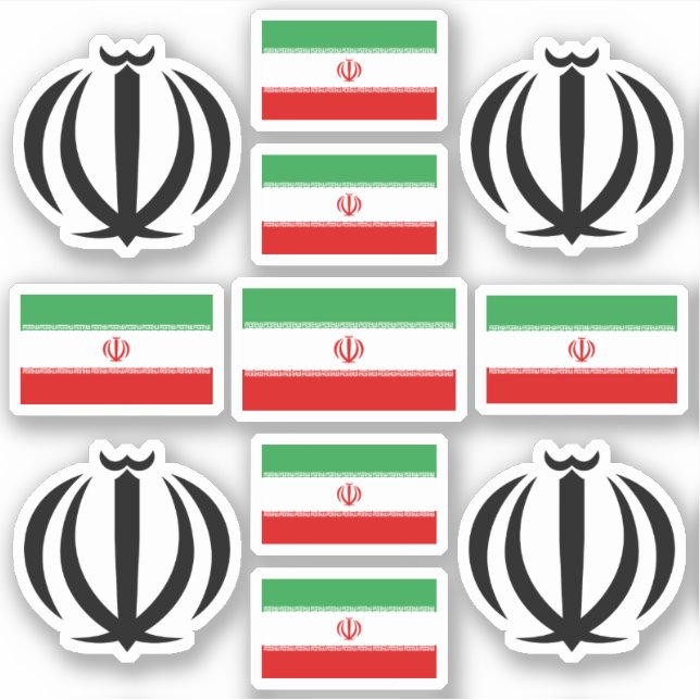 Iranian national symbols /emblem and flag (Front)