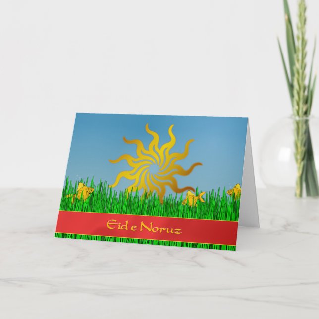Iranian New Year Holiday Card (Front)