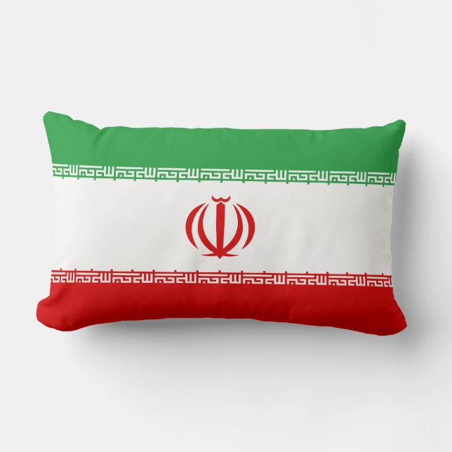 Iranian (Persian) flag pillow (Front)