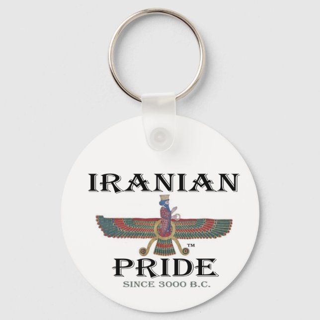 Iranian Pride Key Ring (Front)
