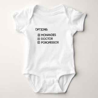 Iranian Standard Job Options Baby Bodysuit