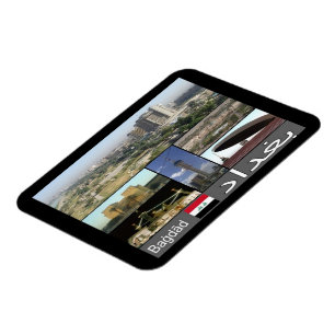 Iraq - Baghdad Mosaic - Magnet