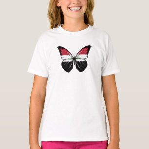 Iraq Butterfly Flag T-Shirt