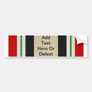 Iraq Campaign Medal Bumper Sticker