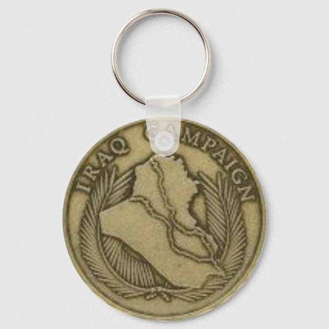 Iraq campaign medal key chain (Front)