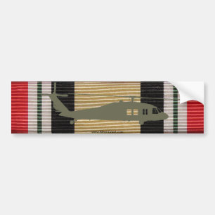 Iraq Campaign Medal Ribbon UH-60 Blackhawk Sticker