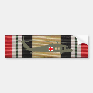 Iraq Campaign Medal Ribbon UH-60M DUSTOFF Sticker