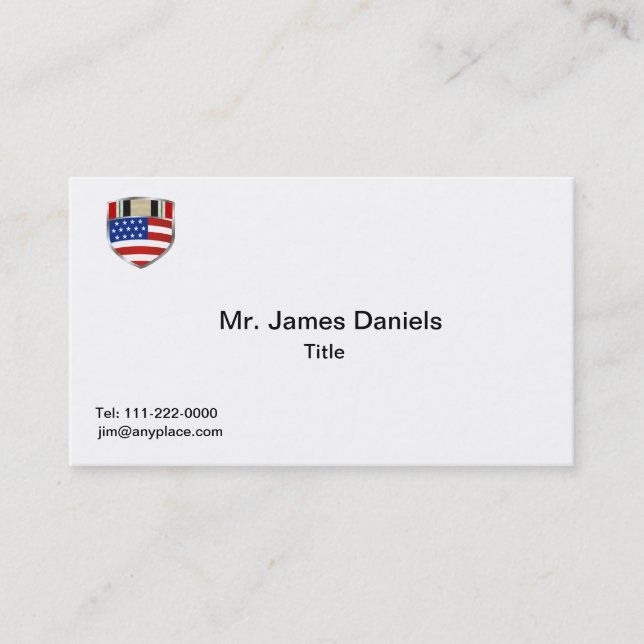 Iraq Campaign Ribbon Business Card (Front)