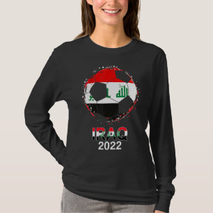 Iraq Flag 2022 Supporter Iraqi Soccer Team Iraqi T-Shirt
