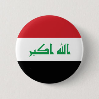 Iraq Flag 6 Cm Round Badge