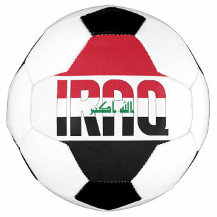 Iraq Flag Adorable Patriotic Football
