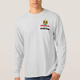 Iraq Flag and Coat of Arms Patriotic T-Shirt