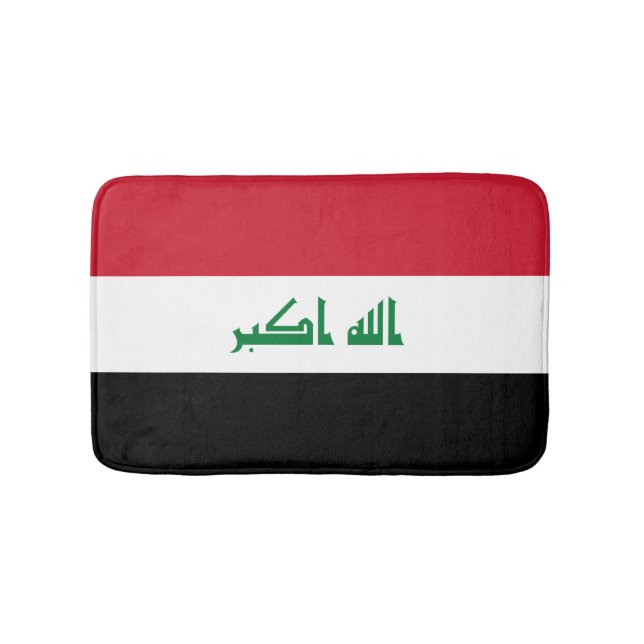 Iraq flag bath mat (Front)