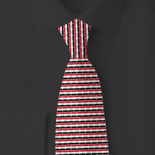 Iraq Flag Brick Pattern Tie