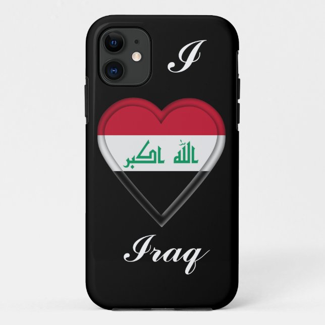 Iraq flag Case-Mate iPhone case (Back)