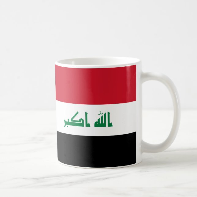 Iraq Flag Ceramic Mug (Right)