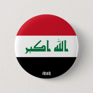 Iraq Flag Charming Patriotic 6 Cm Round Badge