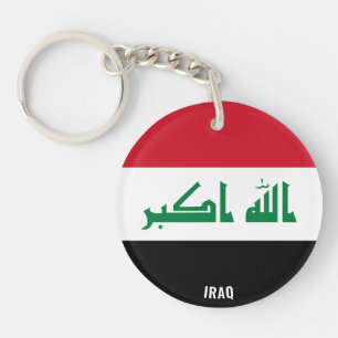 Iraq Flag Charming Patriotic Key Ring