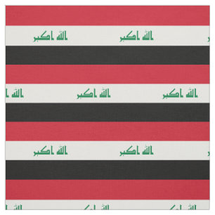 Iraq Flag Fabric