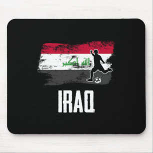 Iraq Flag Jersey Iraqi Soccer Team Iraqi Mouse Mat