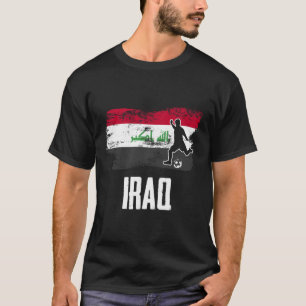 Iraq Flag Jersey Iraqi Soccer Team Iraqi T-Shirt