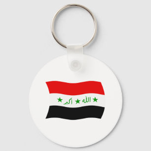 Iraq Flag Keychain