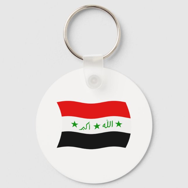 Iraq Flag Keychain (Front)