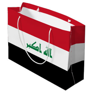 Iraq Flag Large Gift Bag