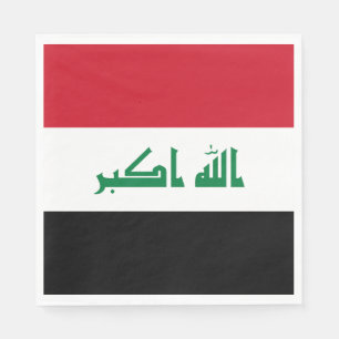 Iraq Flag Napkin