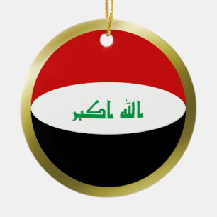 Iraq Flag Ornament