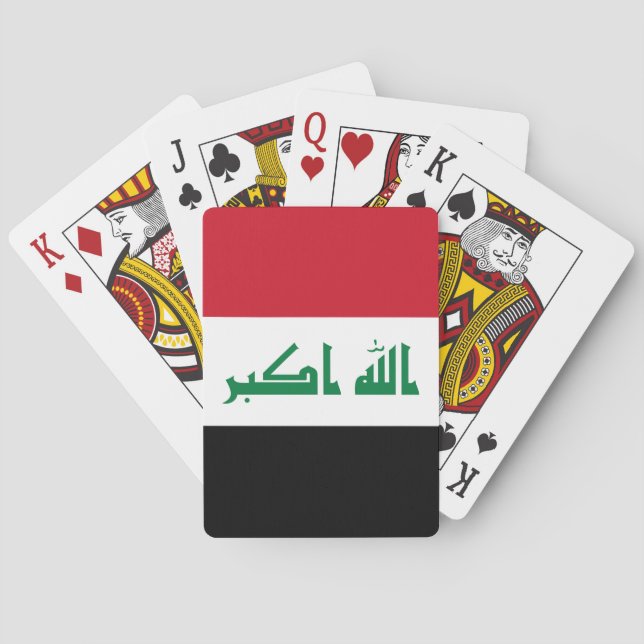 Iraq Flag Playing Cards (Back)