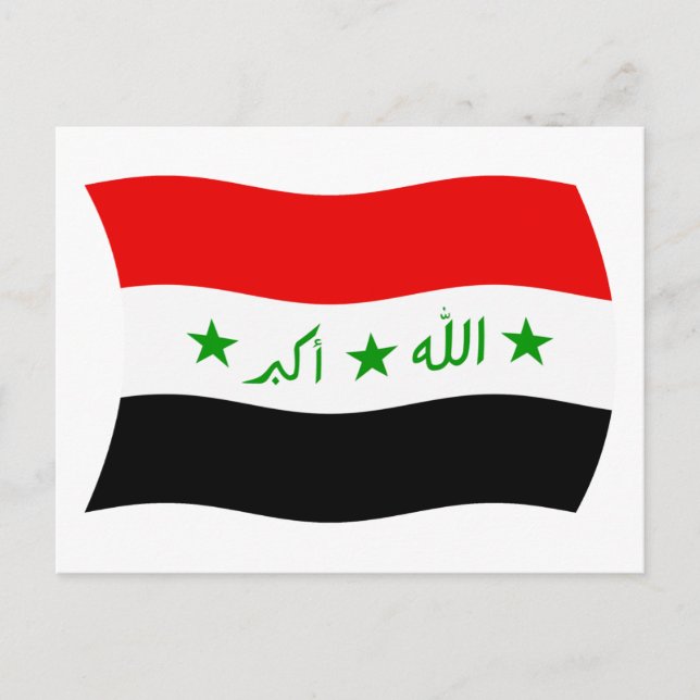 Iraq Flag Postcard (Front)