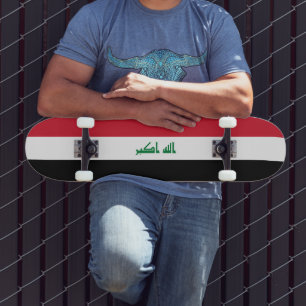 Iraq flag skateboard