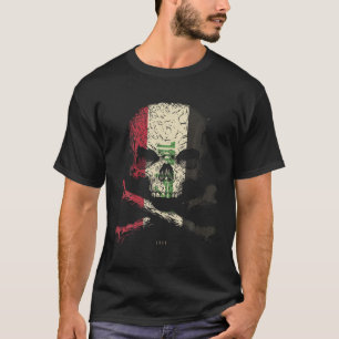 Iraq Flag Skull Crossbones T-Shirt