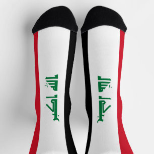 Iraq Flag Socks
