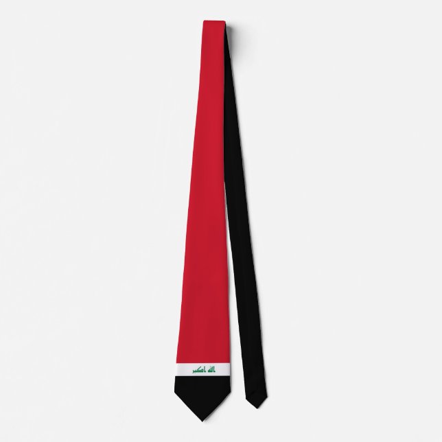 Iraq flag  tie (Front)