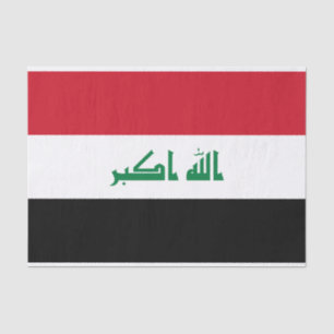 Iraq Flag Tissue Paper