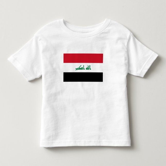 Iraq Flag Toddler T-Shirt (Front)