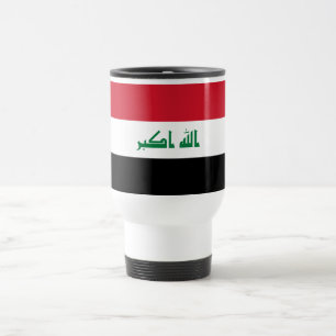 Iraq Flag Travel Mug