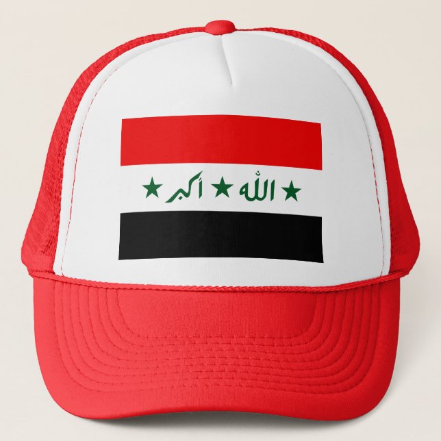 Iraq Flag Trucker Hat (Front)