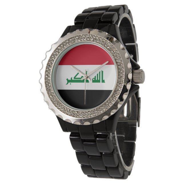 Iraq flag watch (Angled)