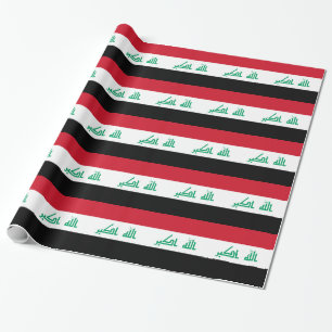 Iraq Flag Wrapping Paper