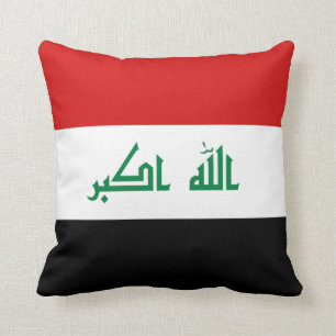 Iraq Flag x Flag Pillow