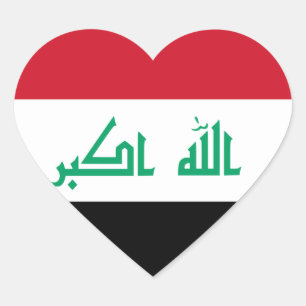 iraq heart sticker