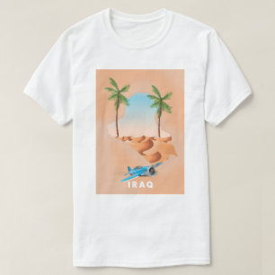 Iraq Illustrated travel poster print. T-Shirt
