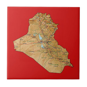 Iraq Map Tile