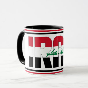 Iraq National Flag Patriotic Coffee Mug
