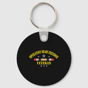 Iraq Operation Iraqi Freedom Veteran Day Gifts Men Key Ring