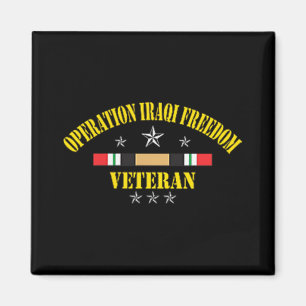 Iraq Operation Iraqi Freedom Veteran Day Gifts Men Magnet