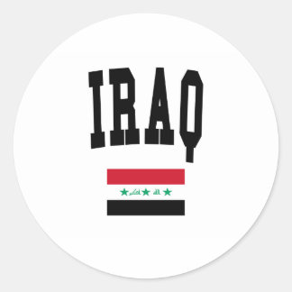 Iraq Style Classic Round Sticker